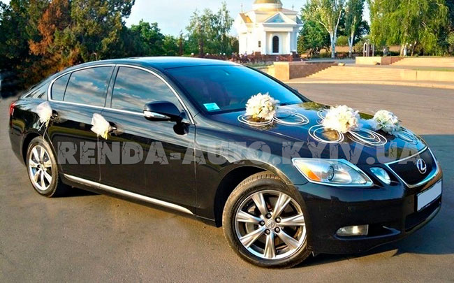 Аренда Lexus GS на свадьбу Киев