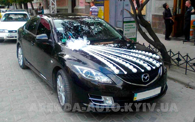 Аренда Mazda 6 на свадьбу Київ
