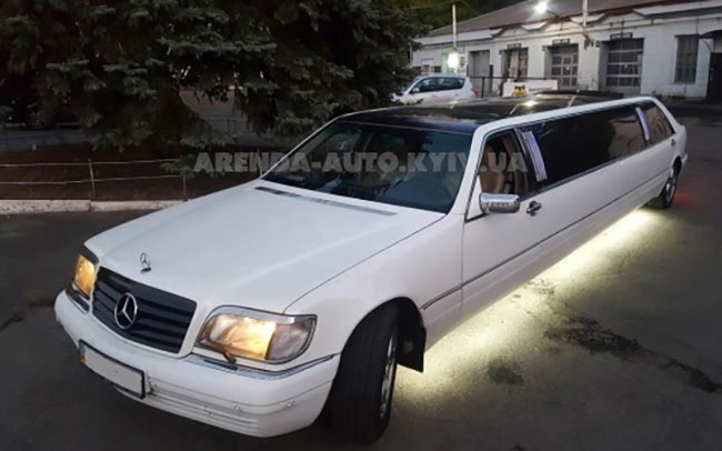 Аренда Mercedes Benz W124 на свадьбу Киев