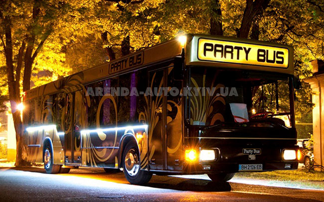 Аренда Party Bus "Golden Prime" на свадьбу Київ