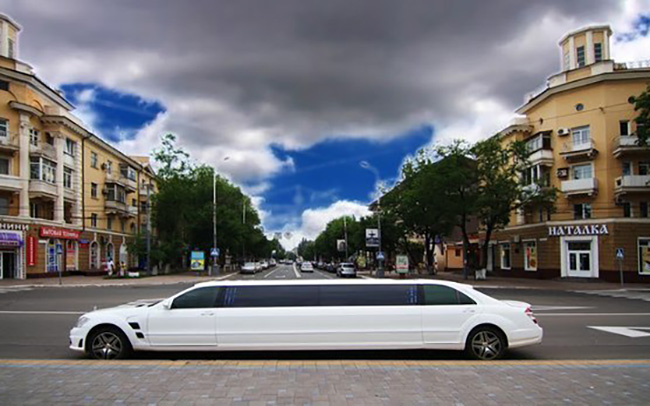 Аренда Лимузин Mercedes-Benz W221 на свадьбу Киев
