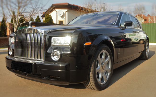Аренда Rolls Royce Phantom на свадьбу Київ