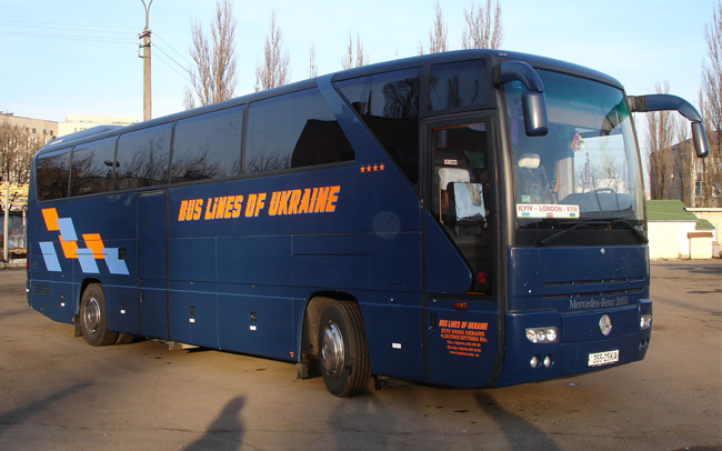 Аренда Автобус Mercedes 0350 SHD на свадьбу Киев