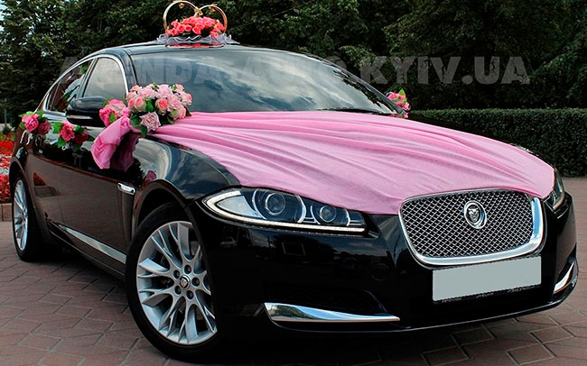 Аренда Jaguar XF на свадьбу Киев