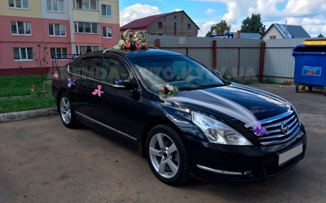 Аренда Nissan Teana на свадьбу Киев