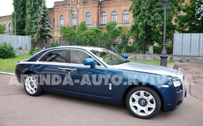 Аренда Rolls Royce Ghost на свадьбу Киев