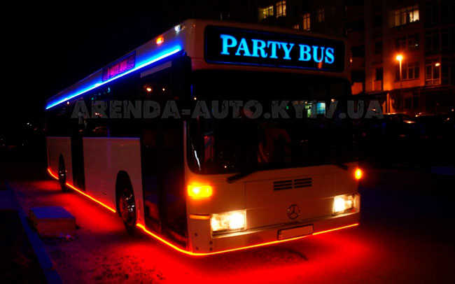 Аренда Party Bus "Vegas" на свадьбу Киев