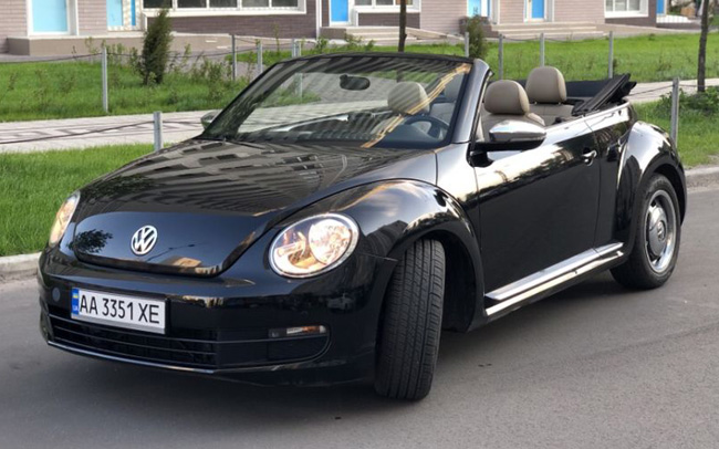 Аренда Кабриолет Volkswagen Beetle на свадьбу Київ